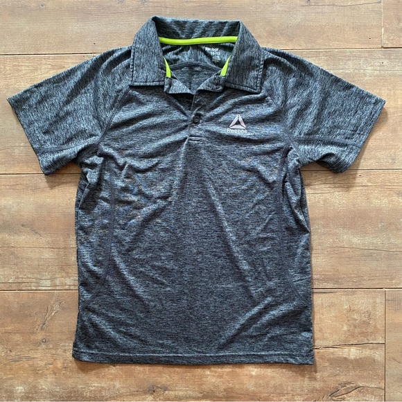 Youth Reebok Gray Marbled Polo - Picture 1 of 4